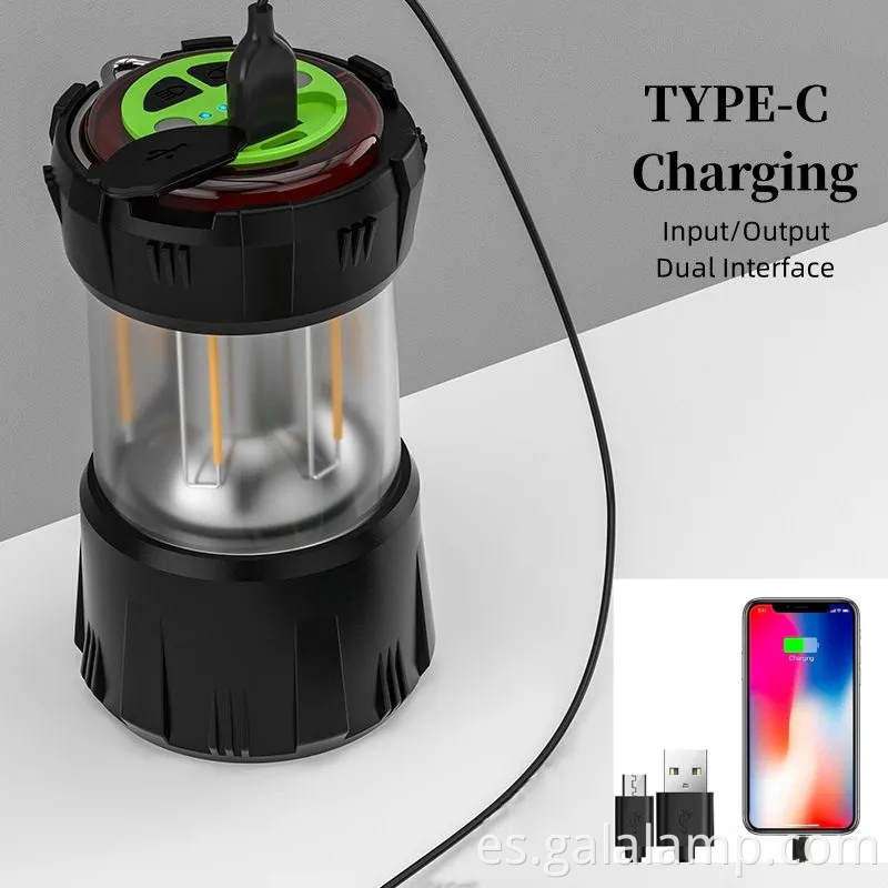 Ligera LED recargable ultra brillante para aventuras al aire libre